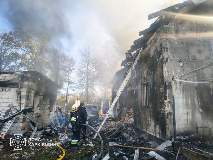 Пожежі виникли в Малій Данилівці, Лозовій та Індустріальному районі Харкова.